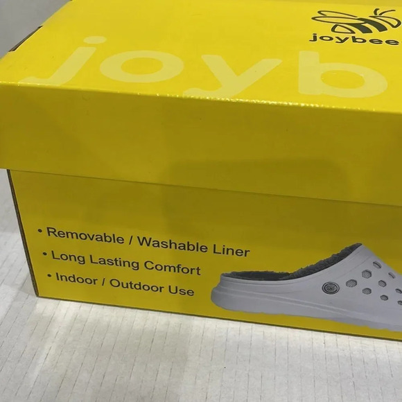 Joybees Cozy White clogs  With Removable Liner Size 7 - Picture 11 of 15